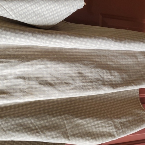 Comfort Outfitter NWT 3XL plaid light tan SS button down - Picture 11 of 12